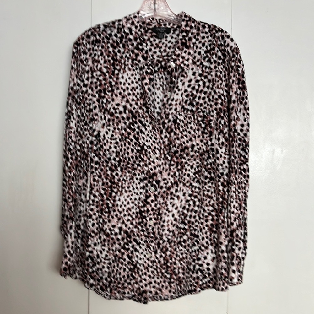Leopard print, Lord & Taylor blouse size 2X